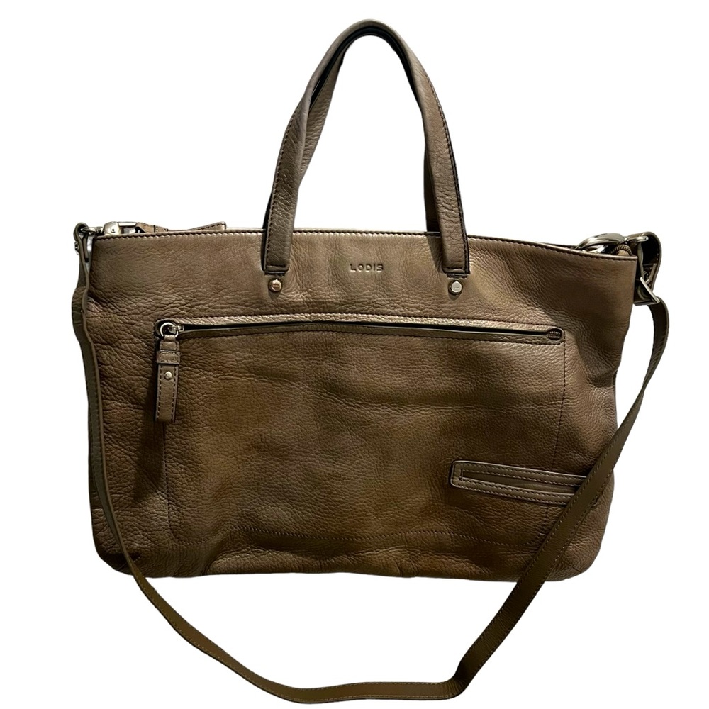 LODIS Laptop Computer Bag Crossbody‎ Brushed Gold Color